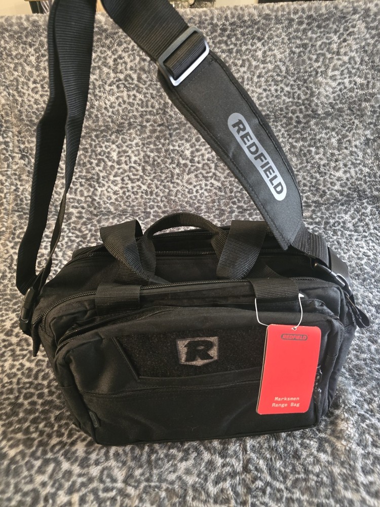 Redfield Marksman Range Bag Black Handle And Shoulder Strap New