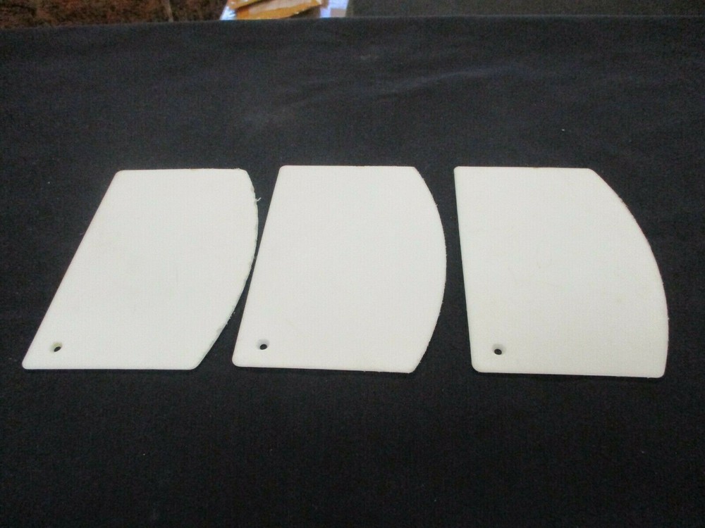 Straight Edge Bowl/Caker Scrapers (QTY 3)
