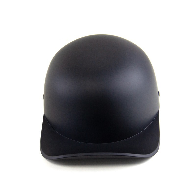 Retro Open Face Motorcycle Helmet Baseball Cap Hat With Mask Solid US