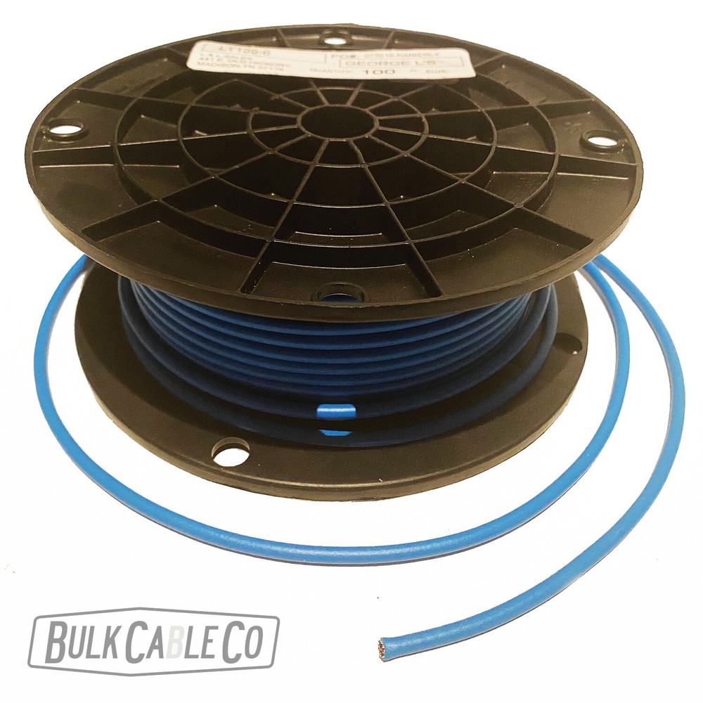 12" - George L's .155 - BLUE - Pedalboard Patch Cable - BULK Guitar FX Cable