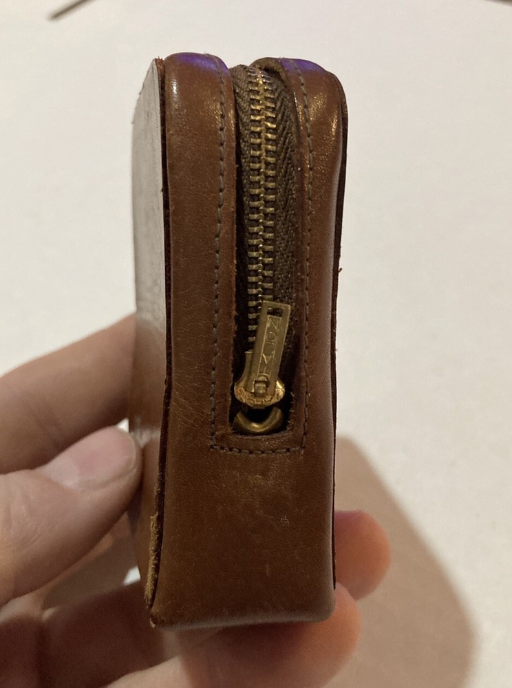 Vintage Rogerpak Dispensing Cigarette Holder Case Leather