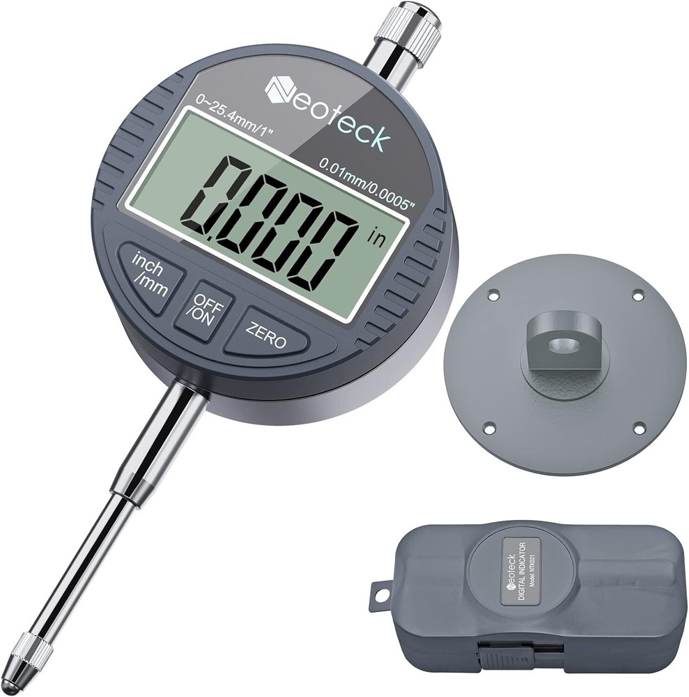 High Precision Accurate Digital Dial Indicator - Versatile - Switchable Ports