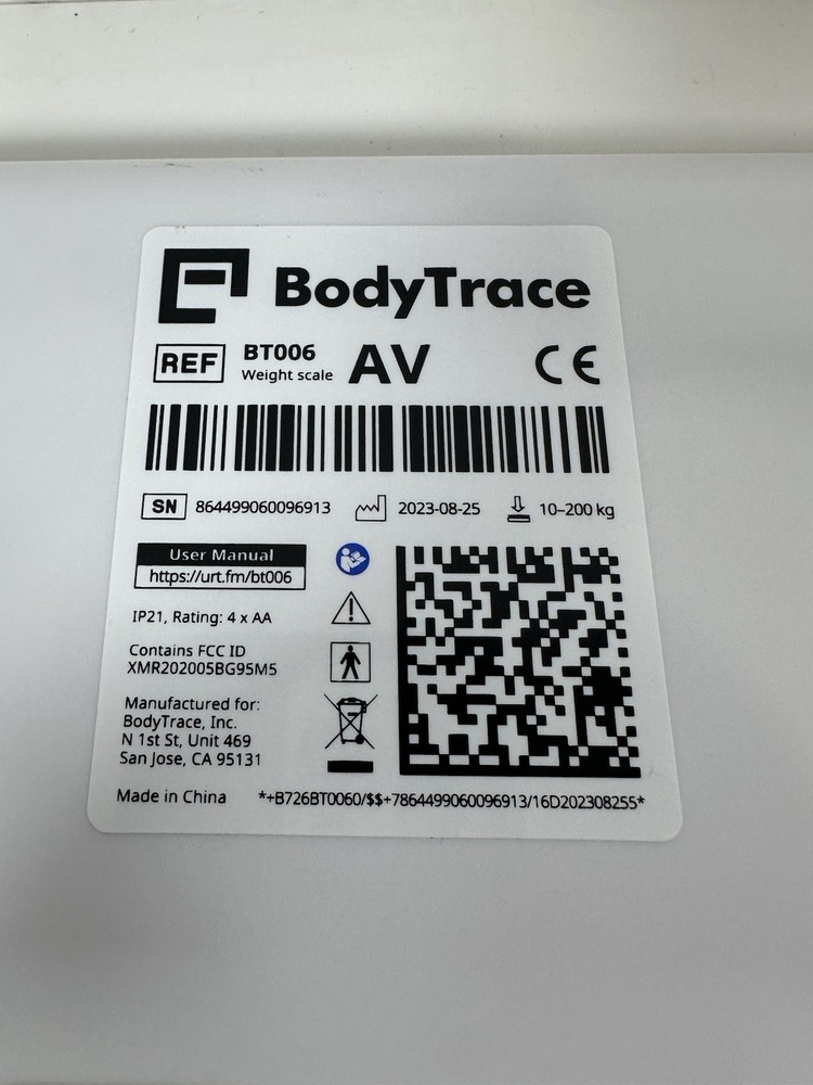 Bodytrace Virta BT006 Digital Scale