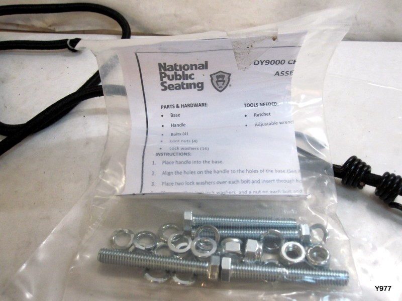 National Public Seating Dy-9000 Dolly HARDWARE ONLY