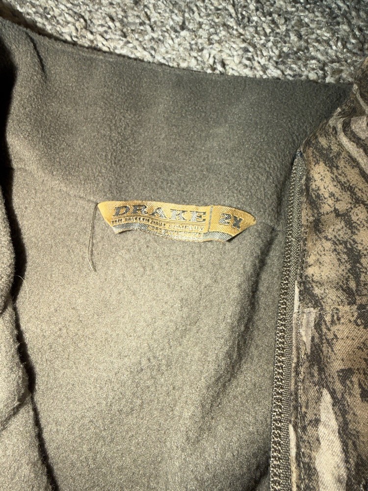 NWT Drake Men's MST Half-Zip Eqwader Bottomland Jacket 2X