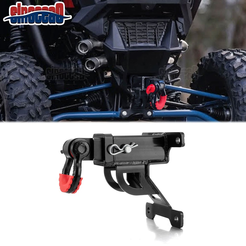 Rear 2" Trailer Hitch Receiver Shackle Tow Mount For Polaris RZR PRO XP 2020-25