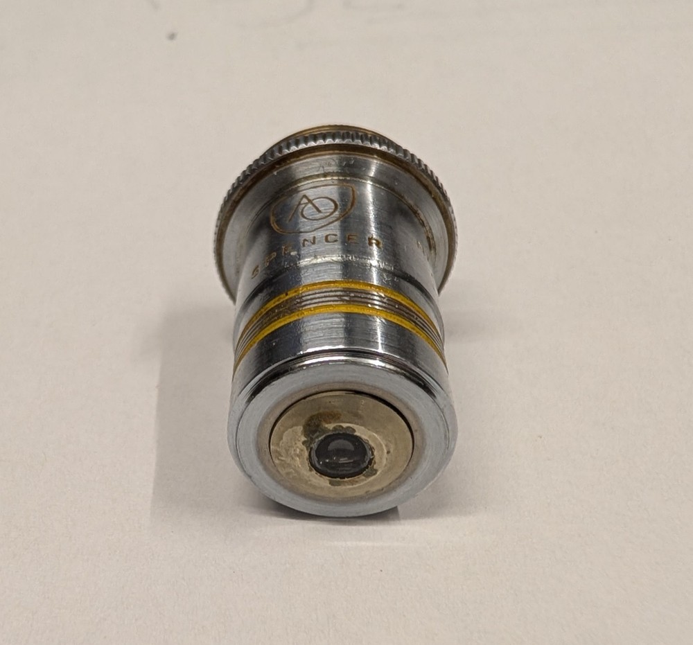 AO Spencer 45X Achromat Dark Phase Microscope Objective