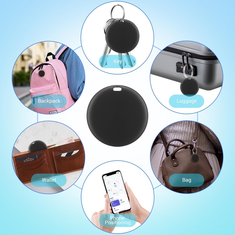 [Apple MFi Certified] LBPRT Air Tracker Tag 4 Pack, Smart Bluetooth Item Find...