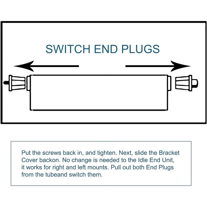 Universal Roller Blind Clutch Plugs Tool-Free Durable Replacement Blinds New