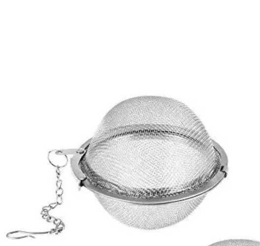 2 Stainless Steel Mesh Tea Infuser Diffuser Strainer Steeper W/Metal Bee& Flower