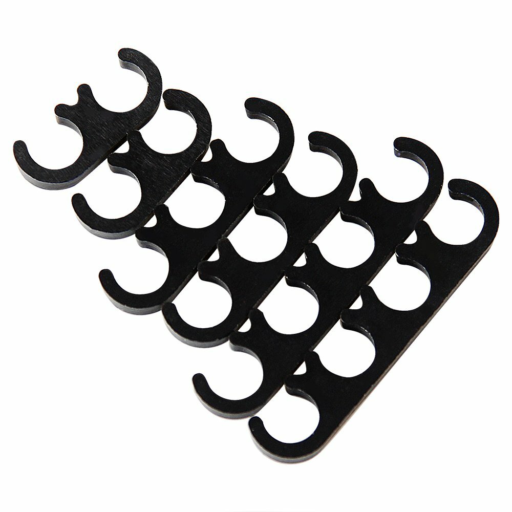 12 Spark Plug Ignition Lead Wire Separators Holder Kit Fit 7 8 9mm Ignition Wire