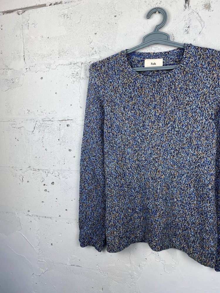 Folk Heavy Cable Knitted Wool Sweater Size 2