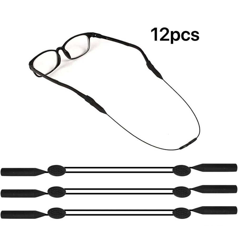 Adjustable Sunglasses Strap for Men 12PCs Eye Glasses String Strap