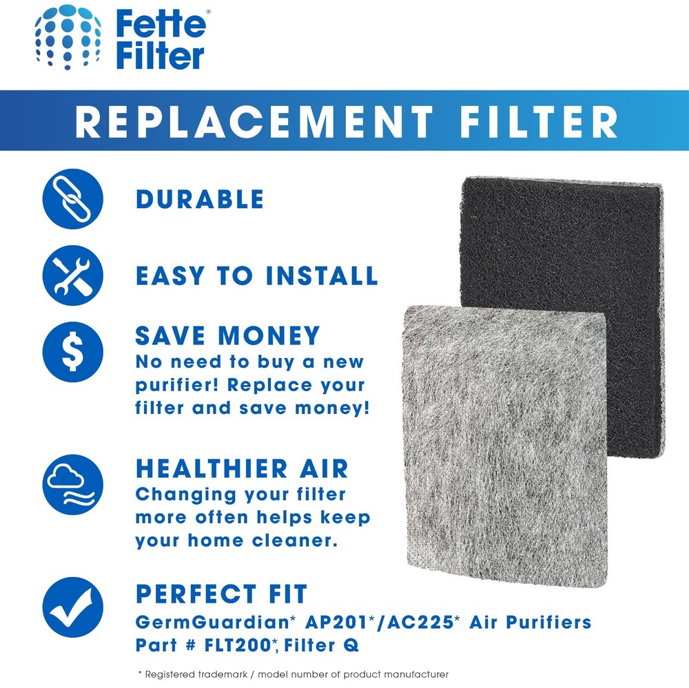 Filter Compatible with GermGuardian FLT200 (FILTERQ)