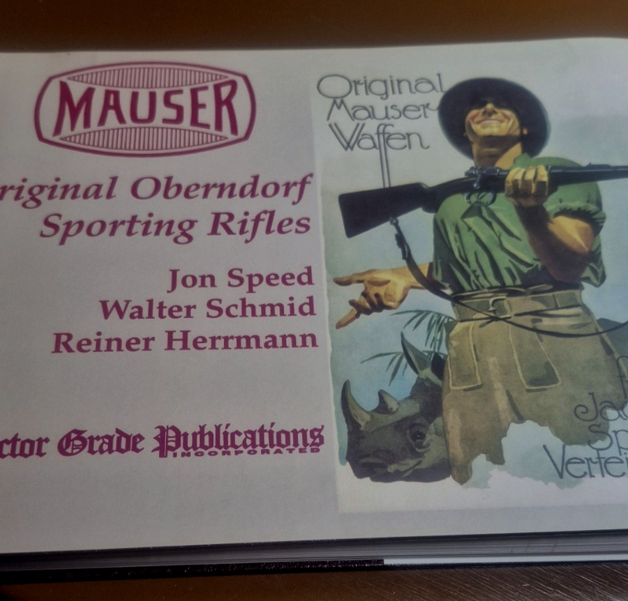 NEW Mauser Original Oberndorf Sporting Rifles  Jon Speed  First Edition