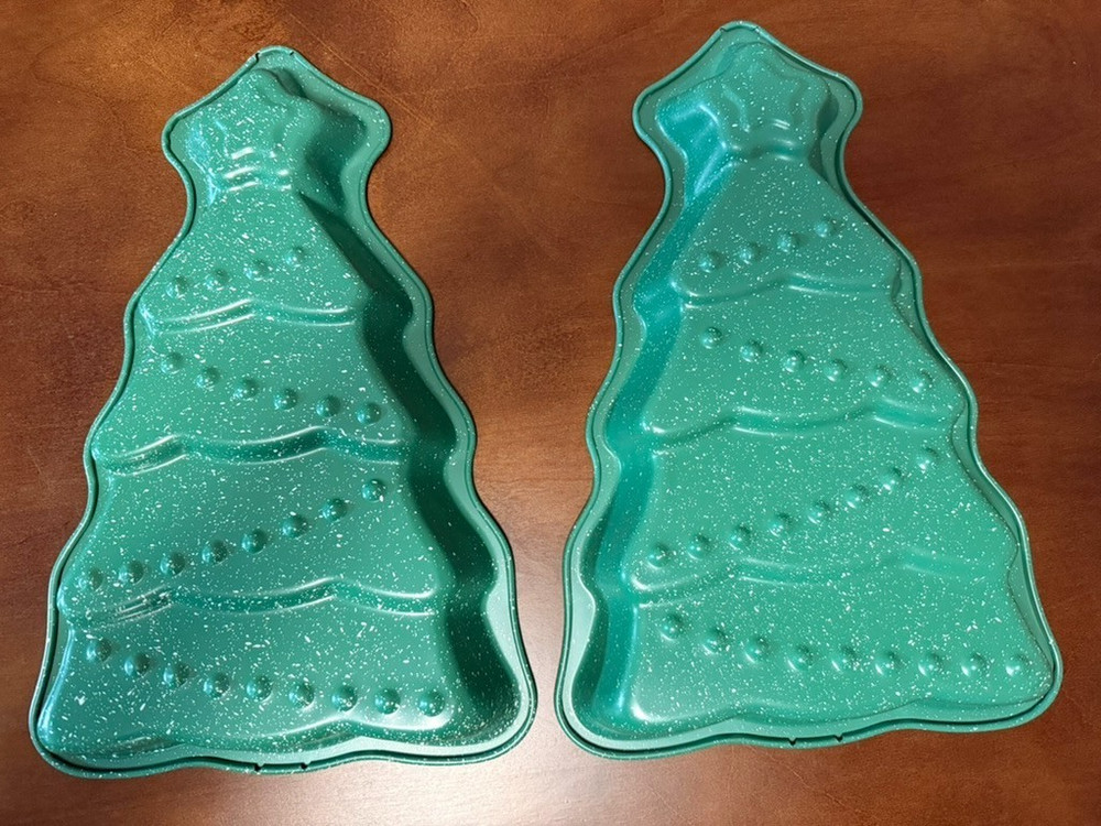 Christmas Tree Cake Baking Pans, Qty.2