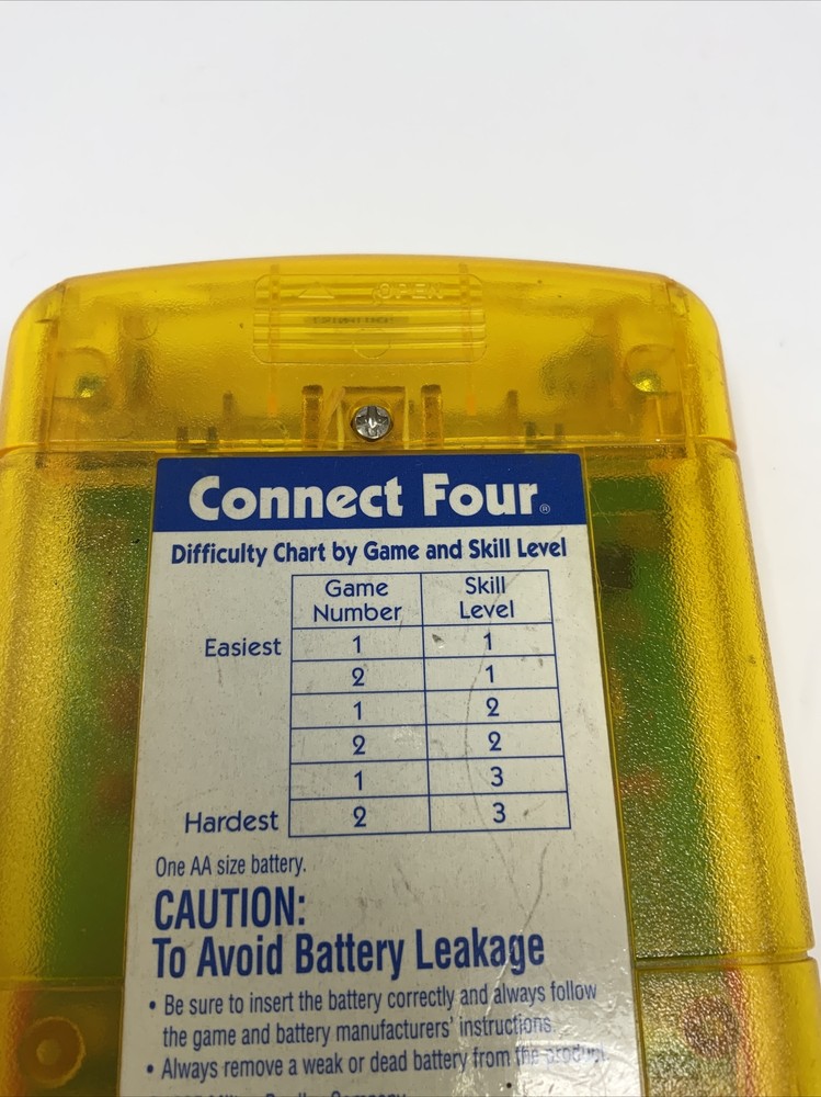 Milton Bradley MB Connect Four Electronic Handheld