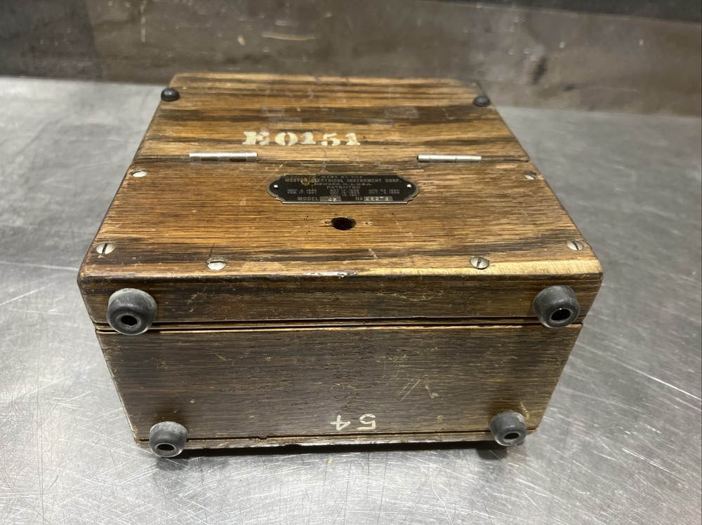 Vintage Weston DC Voltmeter Model 45 Used Surplus