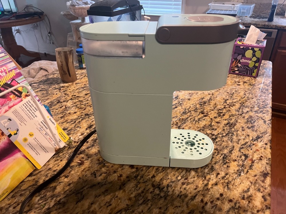 Light Blue Single Cup Keurig Machine