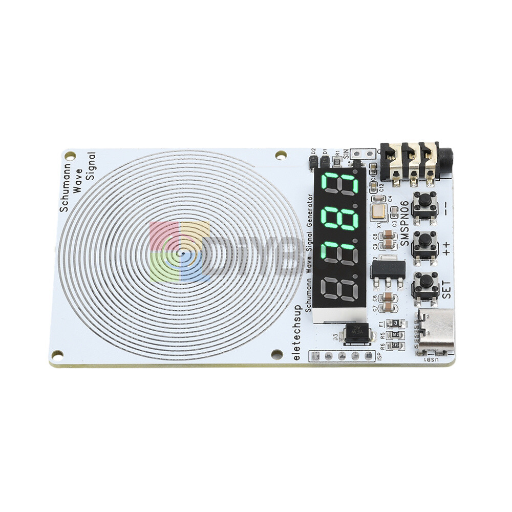 Adjustable 0.01Hz~9999Hz Frequency Schumann Wave Generator 4-Bit Digital Display