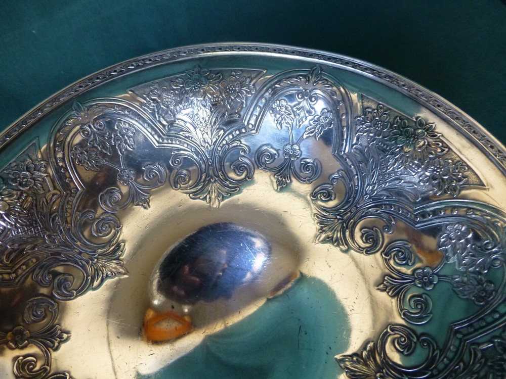 Antique Wilcox Silver Plate Two Handled Compote