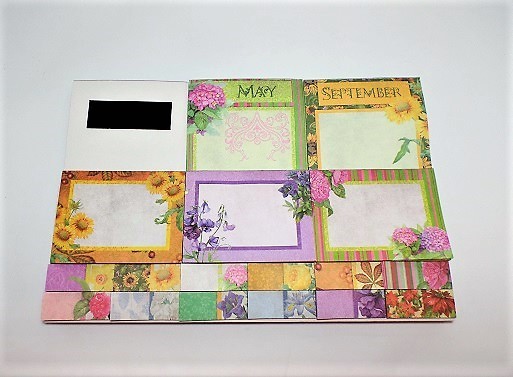 12 Months Floral Memo Sets