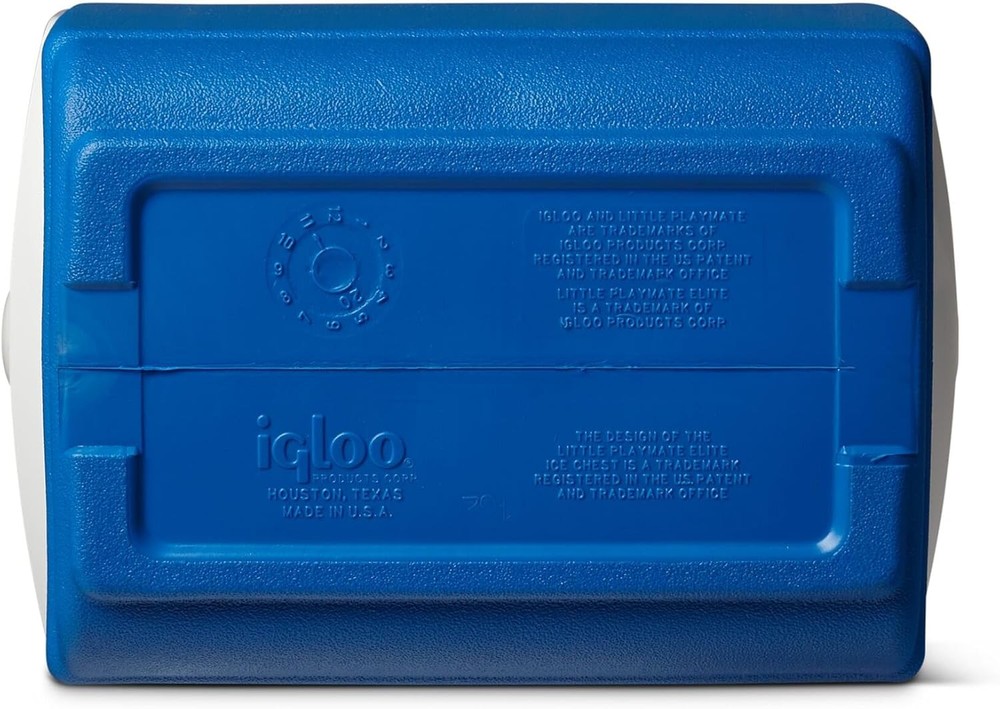 Igloo Playmate 6.32L Cool Box - Sneaky Blue/White, Easy-Access Lid, Secure &