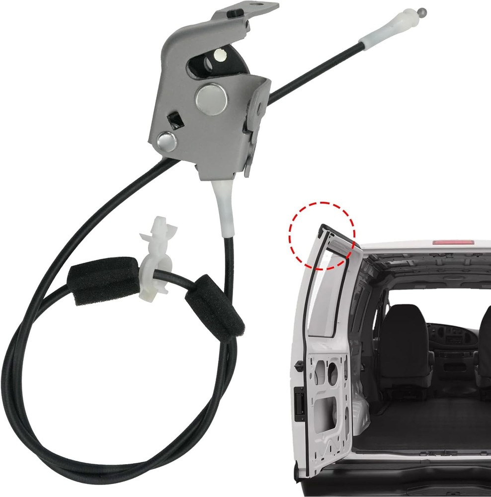 Upper Door Latch with Cable Compatible with 1992-2009 E150 E250 E350| Rear Upper