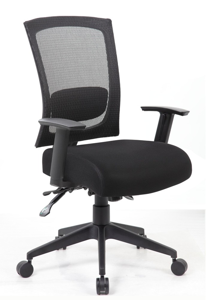 Boss Contract Mesh Back Task Chair MODEL # B6716-BK