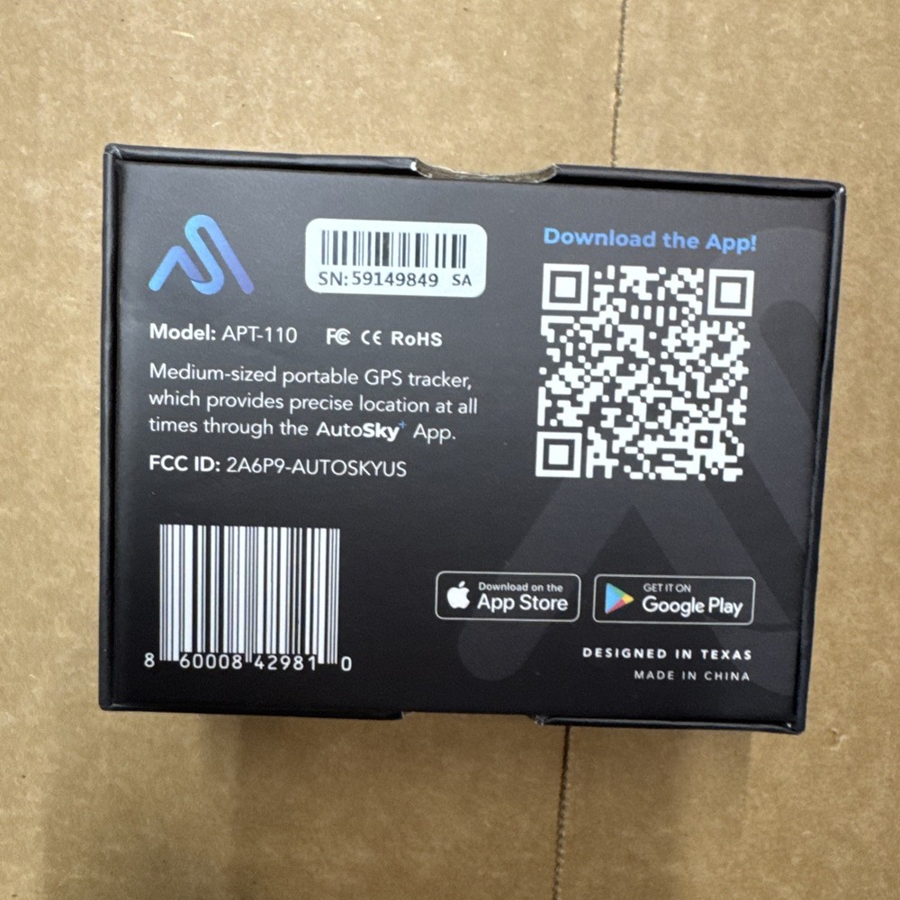 GPS Tracker - - Portable, Compact and Durable Motorcycle and Car Tracker