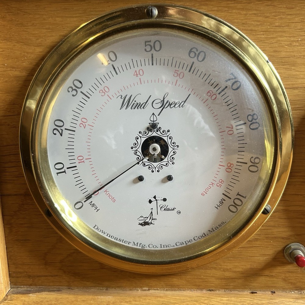 Vintage Downeaster Wind Speed & Direction Classic Weather Instrument Untested