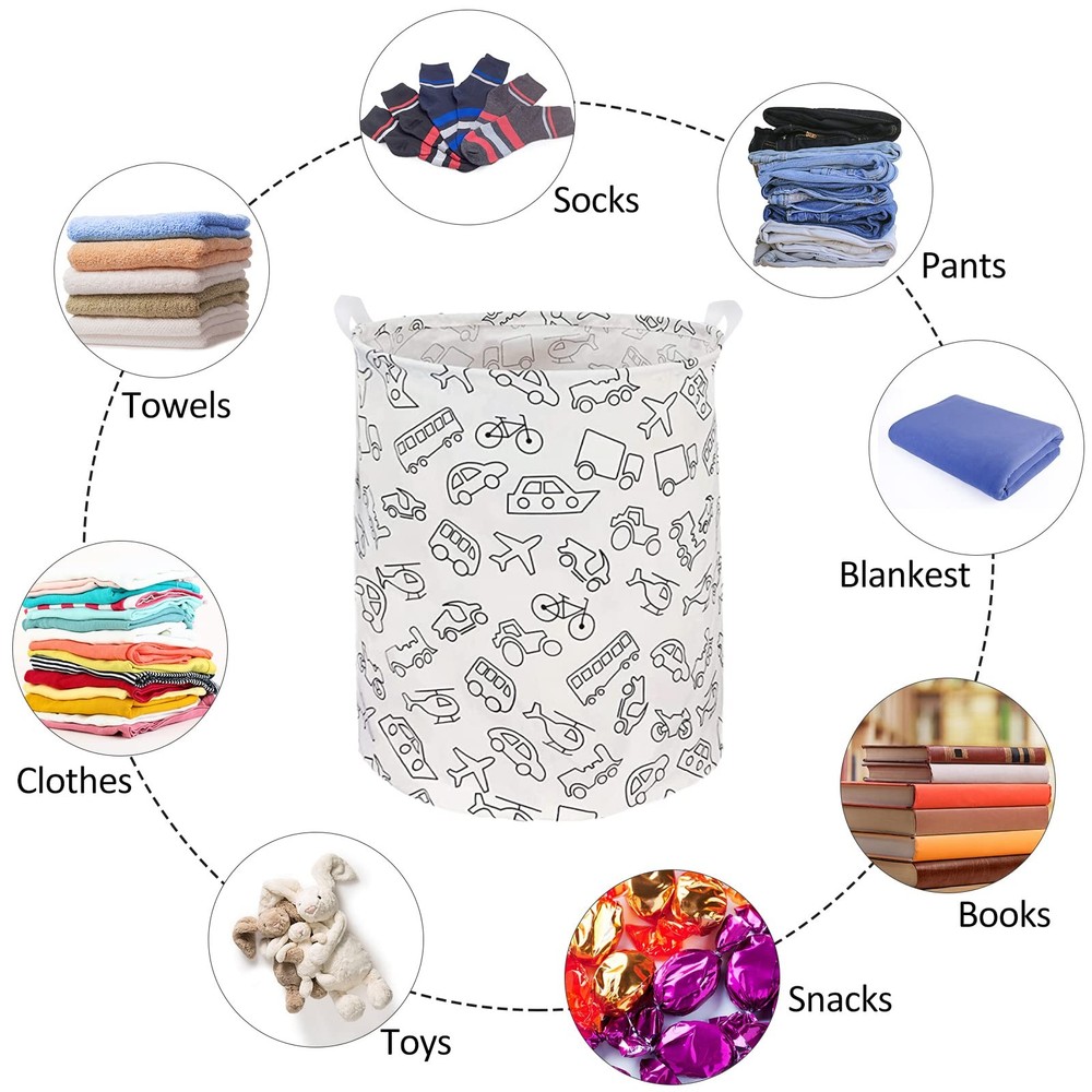 RoyBoder Collapsible Laundry Basket in Large, Hamper-Bathroom-003