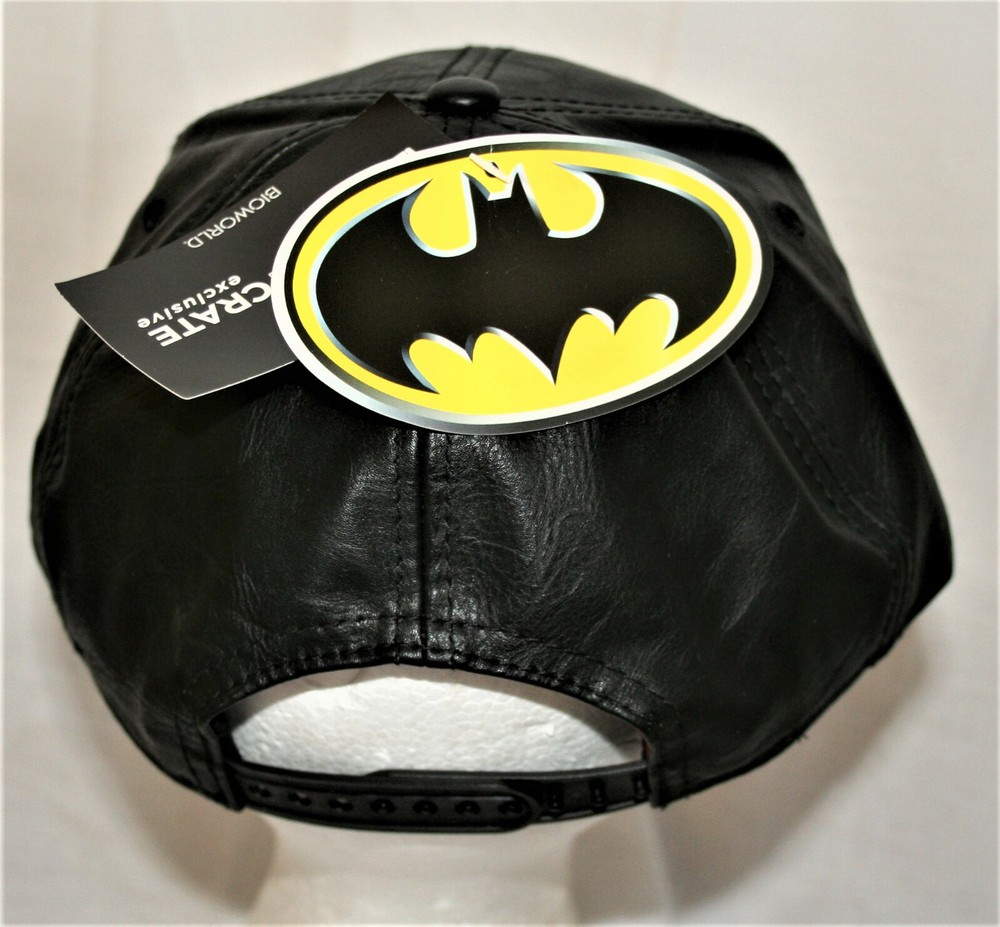DC Comics Nightwing Logo Leather Like Baseball Cap Hat New 2016 Batman