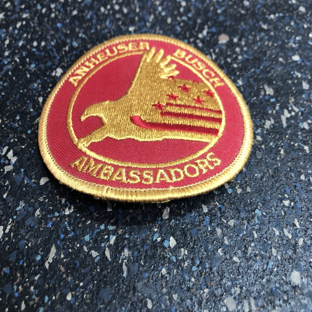 Anheuser Busch Ambassadors Golden Eagle Vintage Advertising Patch