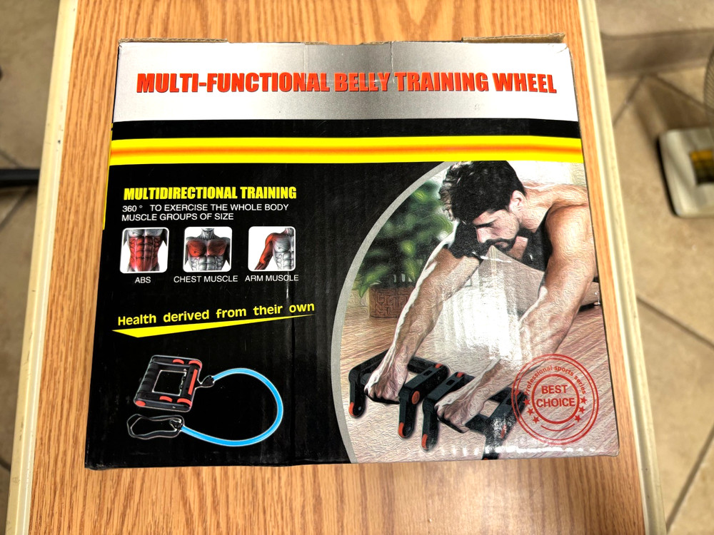 Multi-Functional Belly Training Wheel