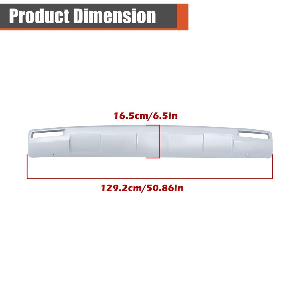 Front Lower Bumper Valance Panel Silvery for Sequoia 2023-2024