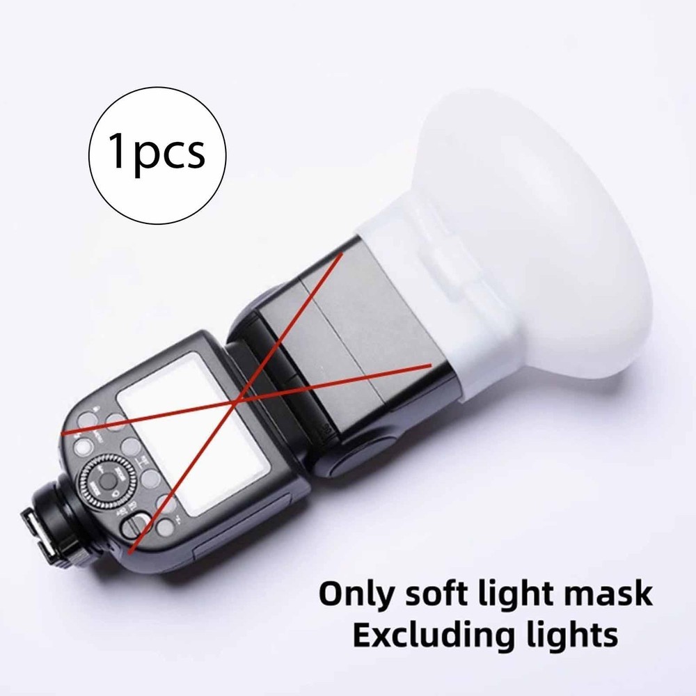 Soft Light Diffuser Flash Cap White Photography Lighting Accessories Photo