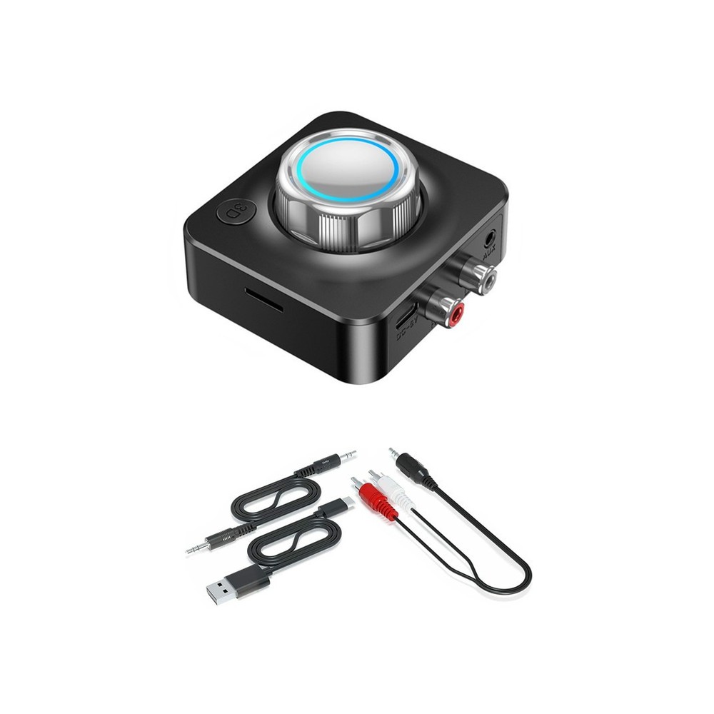 2-in-1 Wireless Bluetooth V5 Aux Audio Receiver Receiver TF Card Reader D