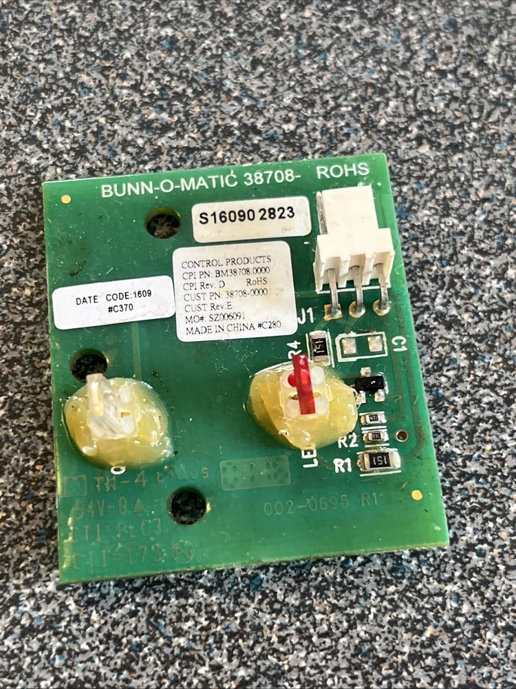 Bunn-o-matic 38708.1000 Control Board Assembly, Position Sensor