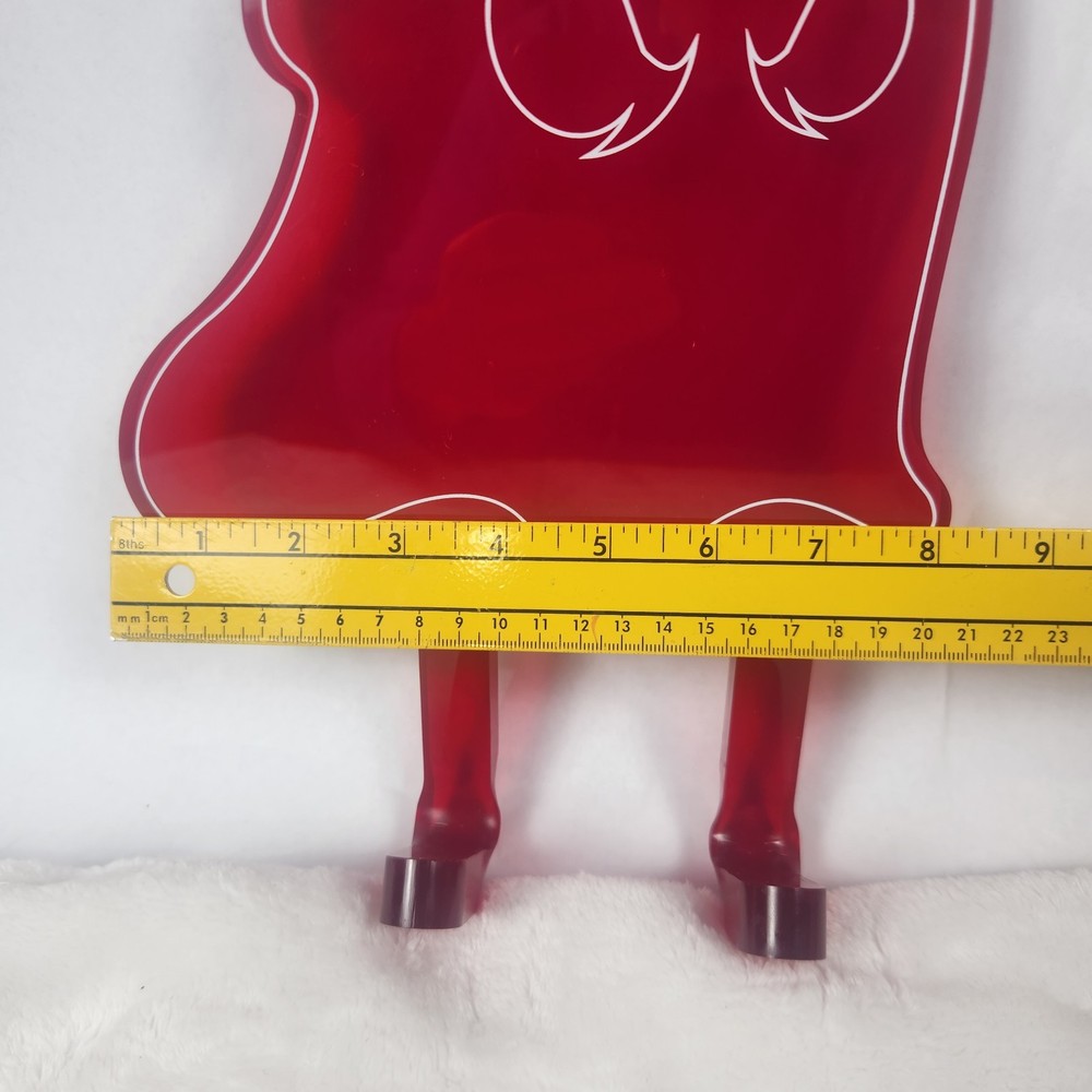 Red Acrylic Ghost Longboard Holder/Rack