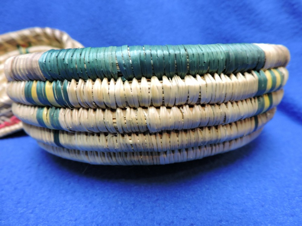 Hand Woven Boho Coil Trinket Basket