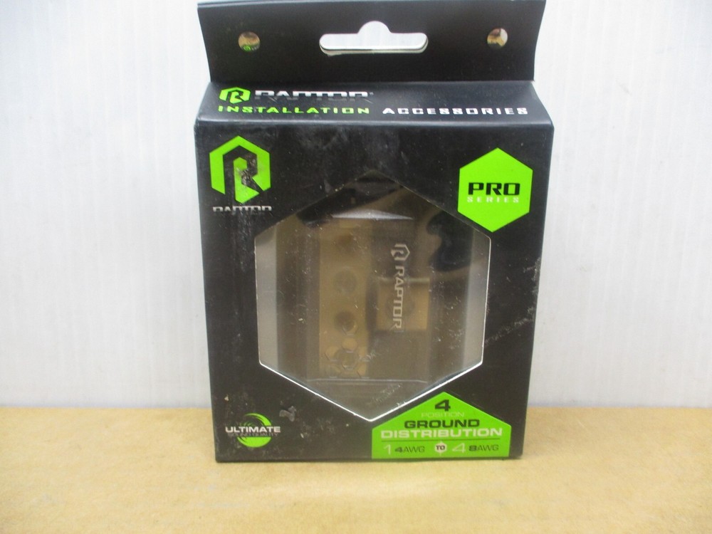 Raptor RDB1 4-Position Ground Distribution Block - Pro Series