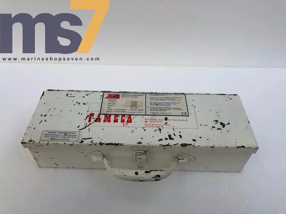 FAMECA TAG 200 ELECTRONIC ACOUSTIC VISUAL VOLTAGE DETECTOR #2