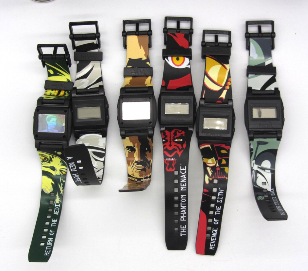 Star Wars Burger King 6 Watch Set