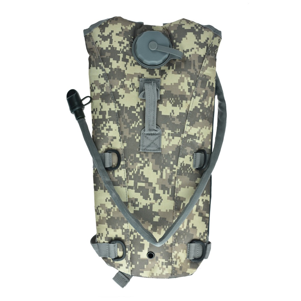 2L Hydration System Survival Water Bag Pouch Backpack Bladder Climbing Hiking