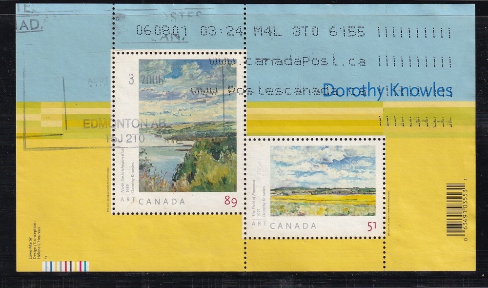 Canada Used Souvenir Sheet Sc#2148