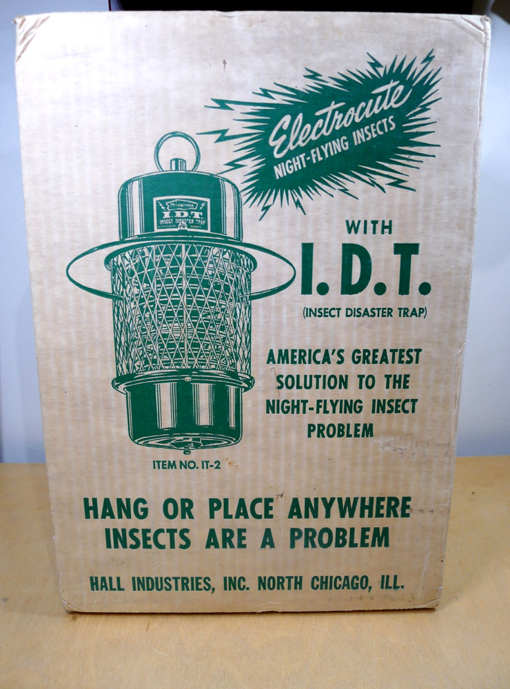 NOS Vtg Pacemaker IT-2 , IDT Insect Disaster Trap Bug Zapper Hall Industries