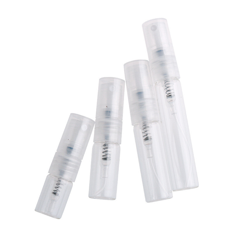5-100PCS Clear Plastic Spray Bottle Empty Perfume Refilled Container Sample