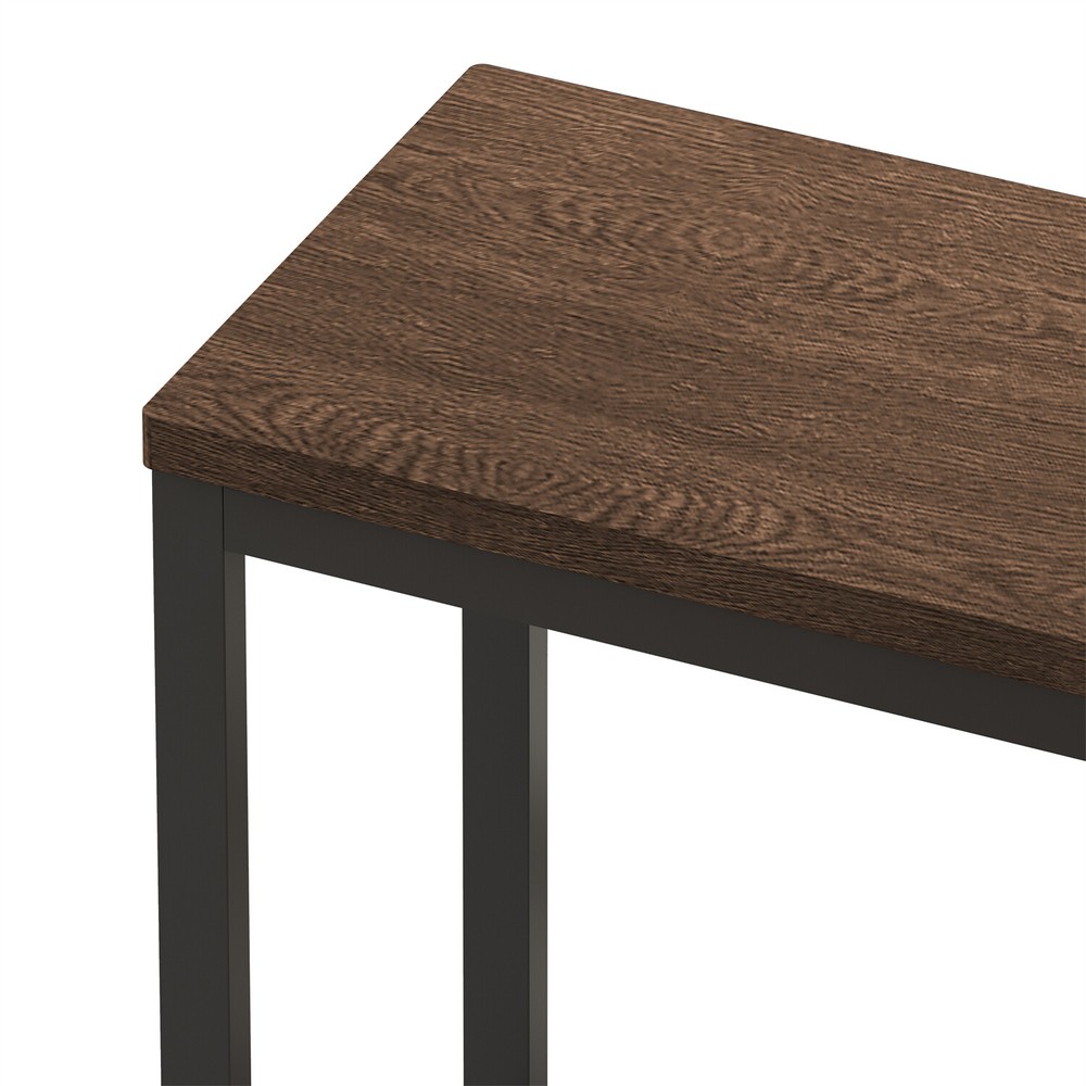 4 Piece Dining Table Set Table with 3 Stools Kitchen Breakfast Furniture