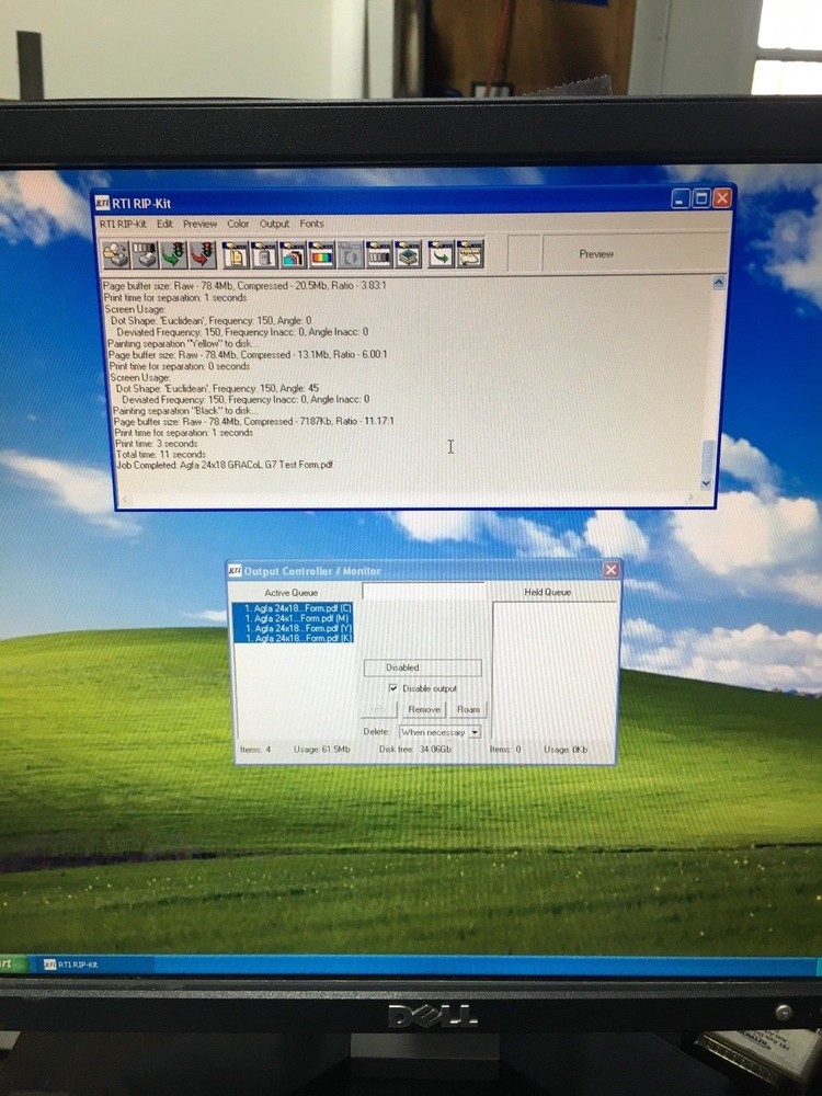 AGFA RTI Rip on Dell 3000 6.3